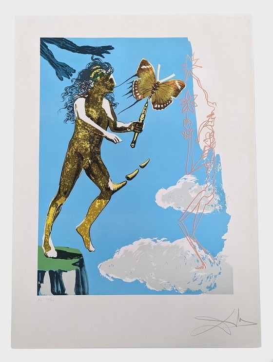 Image 1 of  De Magische Vlinder Litho Door Salvador Dalí 1970S