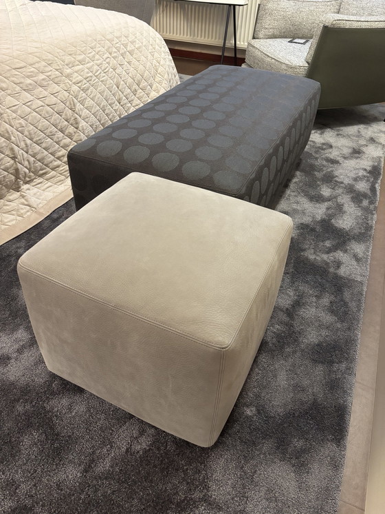 Image 1 of Minotti Damier Pouf/ Ottoman Showmodel 2023 Lp € 1.980,-
