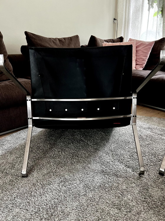 Image 1 of 2x Fritz Hansen Pk22 chair