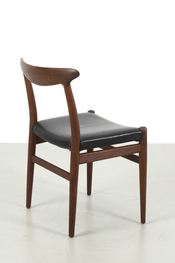 Image 1 of 4x ‘ans Wegner 'W2’  stoelen