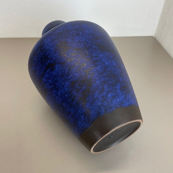 Image 1 of Vintage vette lava aardewerk vloervaas van Fritz van Daalen, Duitsland 1960