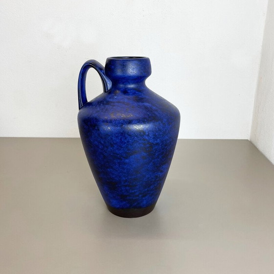 Image 1 of Vintage vette lava aardewerk vloervaas van Fritz van Daalen, Duitsland 1960