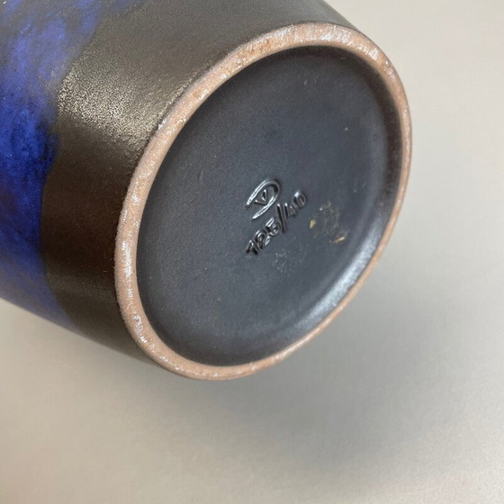 Image 1 of Vintage vette lava aardewerk vloervaas van Fritz van Daalen, Duitsland 1960