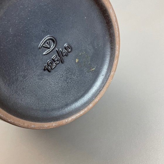 Image 1 of Vintage vette lava aardewerk vloervaas van Fritz van Daalen, Duitsland 1960