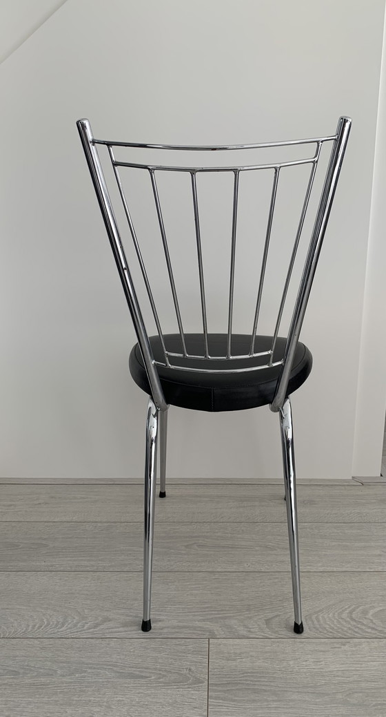 Image 1 of 4x Vintage eetkamerstoelen