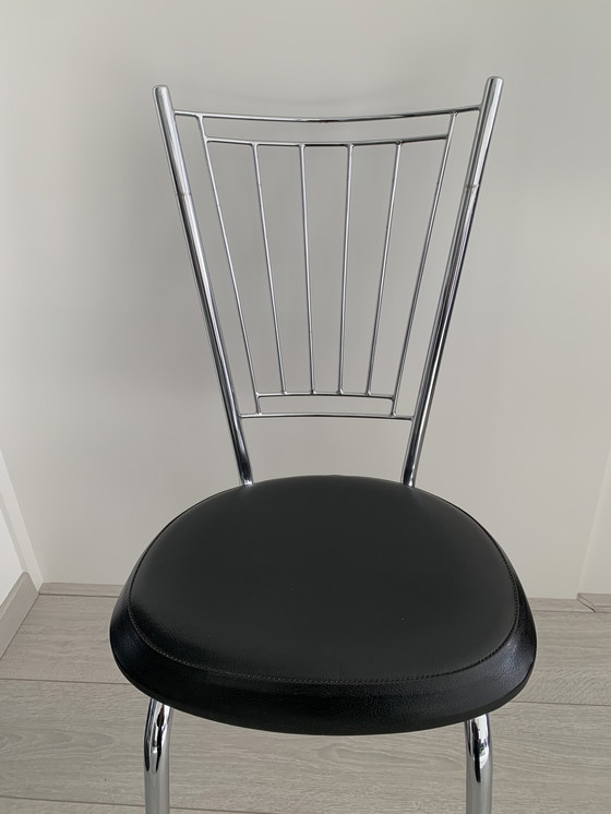 Image 1 of 4x Vintage eetkamerstoelen