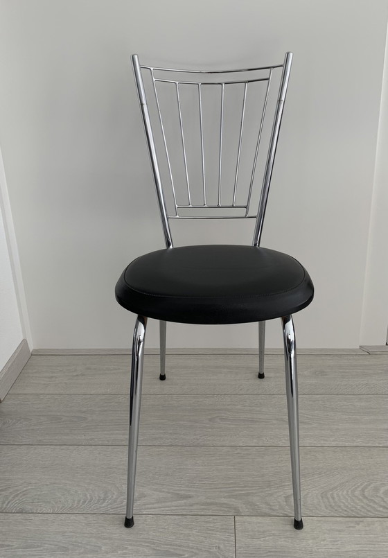 Image 1 of 4x Vintage eetkamerstoelen