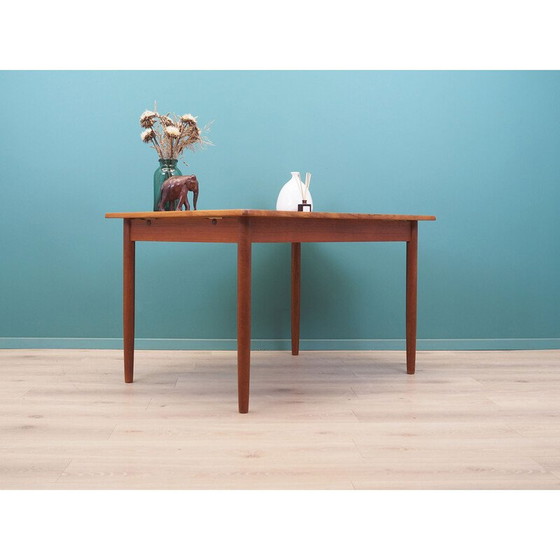 Image 1 of Teakhouten tafel, Deens ontwerp, jaren 1960, productie: Denemarken