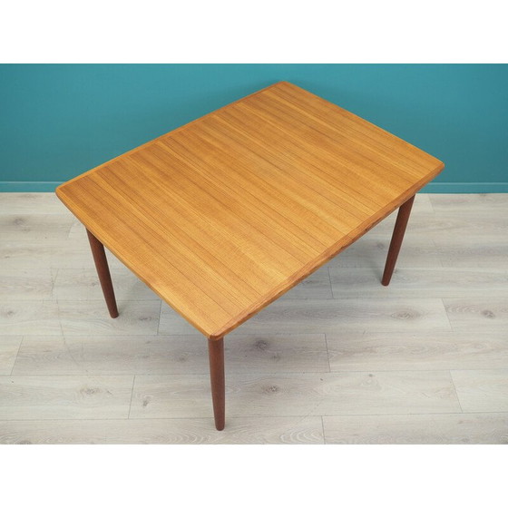 Image 1 of Teakhouten tafel, Deens ontwerp, jaren 1960, productie: Denemarken