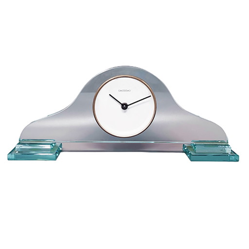 Vintage tafelklok van Omodomo in Kristal.