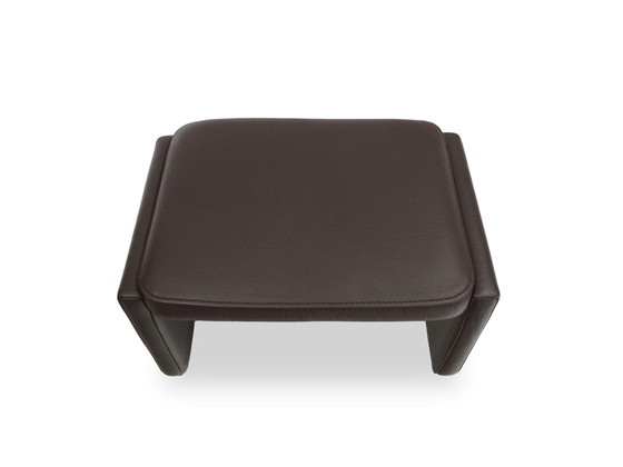 Image 1 of De Sede Ds 50 Kruk Buffelleer Bruin Ottomaan Fauteuil