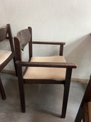 12x Vintage Eiken Fauteuil