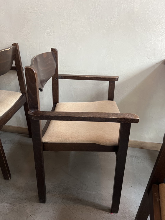 Image 1 of 12x Vintage Eiken Fauteuil