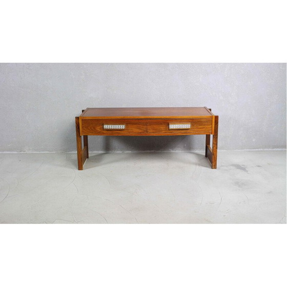 Image 1 of Deense vintage kaptafel van teakhout, jaren 1960