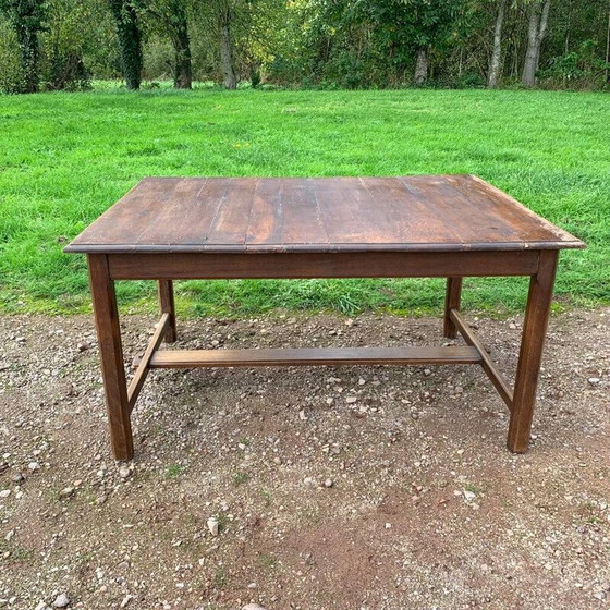 Image 1 of Vintage houten boerderijtafel