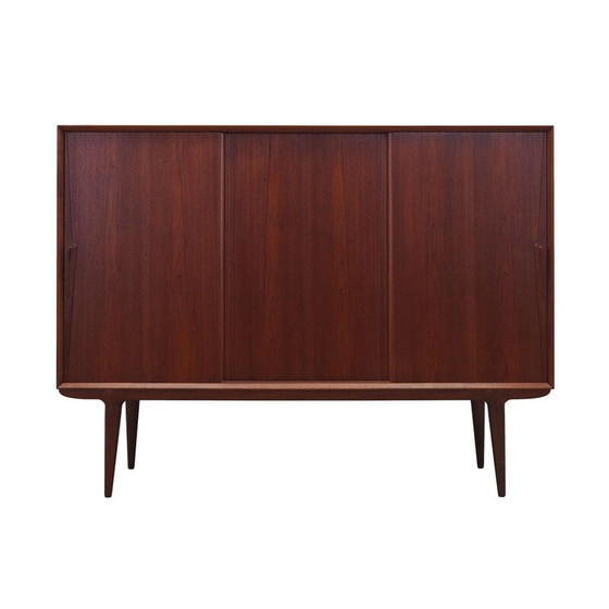 Image 1 of Vintage teakhouten highboard van Omann Jun, 1970