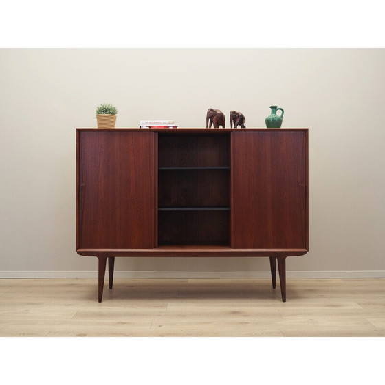 Image 1 of Vintage teakhouten highboard van Omann Jun, 1970