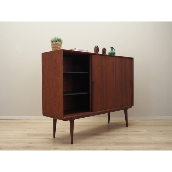 Image 1 of Vintage teakhouten highboard van Omann Jun, 1970