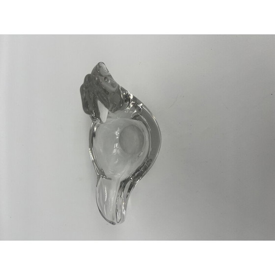 Image 1 of Vintage kippenzak in kristal, 1970