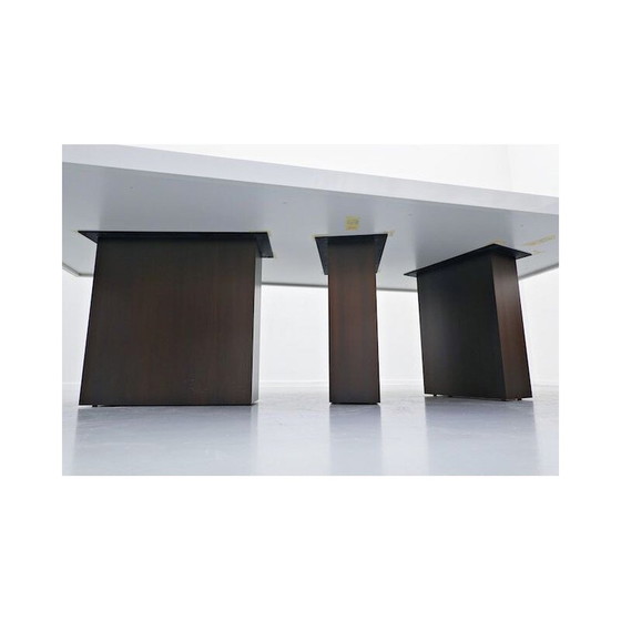 Image 1 of Grote vintage gelakte eettafel door Iceberg Architecture Studio