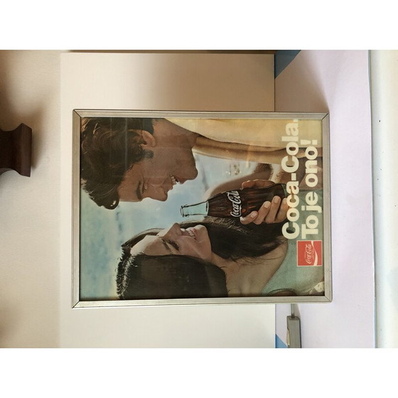 Image 1 of Vintage lichtreclame coca-cola, Tsjecho-Slowakije 1980
