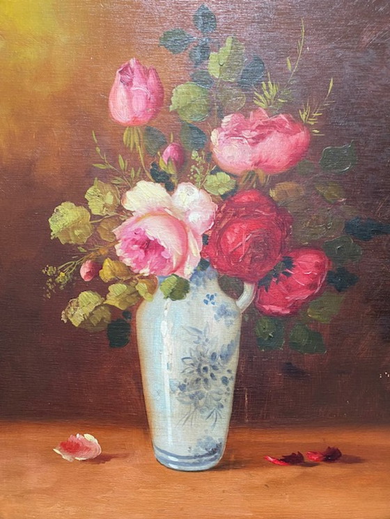 Image 1 of Klassiek schilderij- Rozengeur