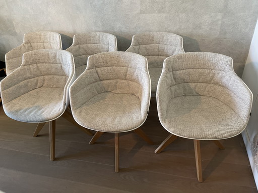 6x MDF Italia Flow Slim Chair clone