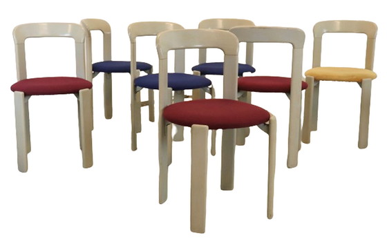 Image 1 of 8x Bruno Rey model 3300 stoel stoelen vintage