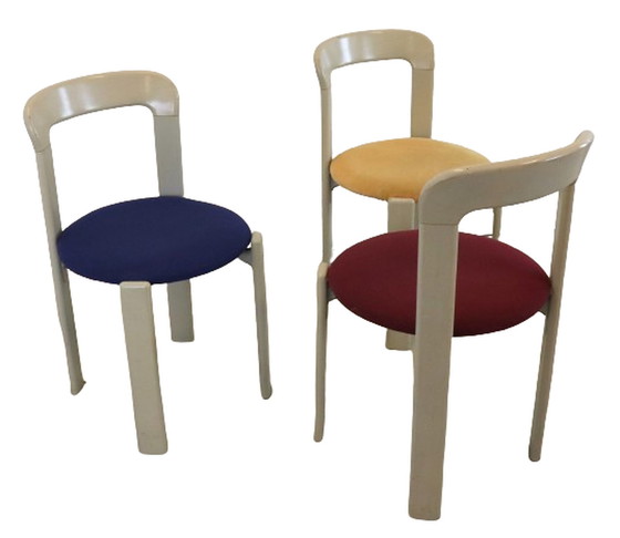 Image 1 of 8x Bruno Rey model 3300 stoel stoelen vintage