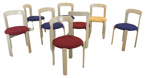 Image 1 of 8x Bruno Rey model 3300 stoel stoelen vintage