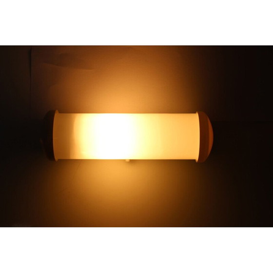 Image 1 of Vintage wandlamp van bakeliet en glas, Tsjecho-Slowakije 1930