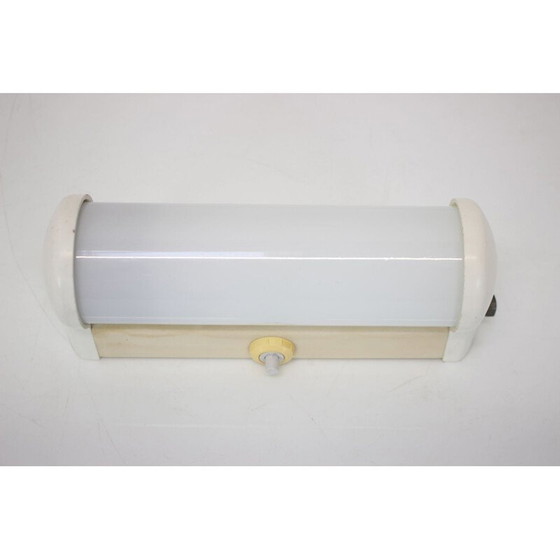 Image 1 of Vintage wandlamp van bakeliet en glas, Tsjecho-Slowakije 1930