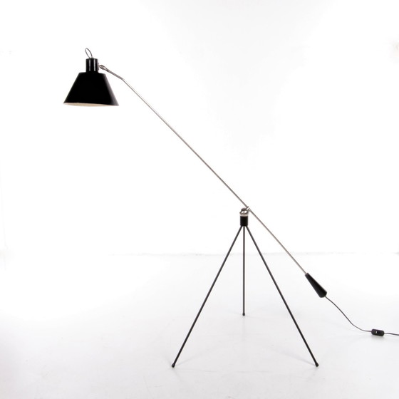 Image 1 of Artiforte Magneto vloerlamp ontwerp van H.Fillekes Jaren50 Nederland