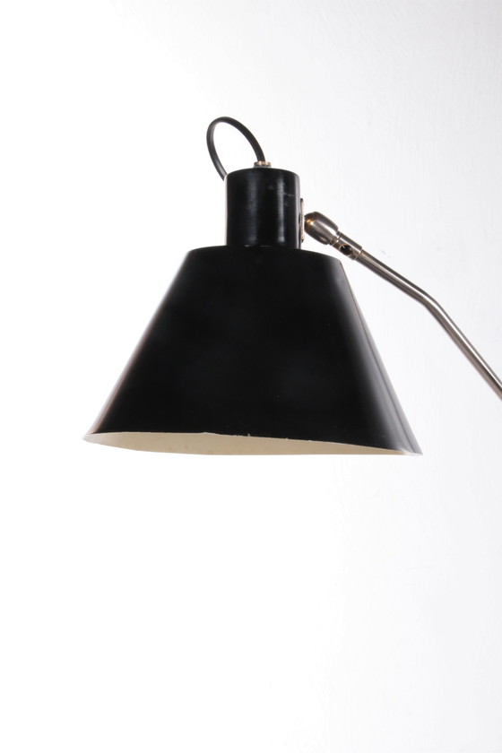 Image 1 of Artiforte Magneto vloerlamp ontwerp van H.Fillekes Jaren50 Nederland