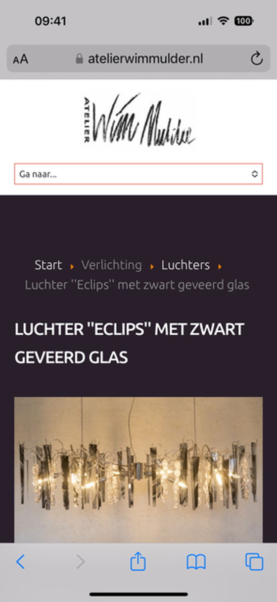 Image 1 of Eclips lamp van Atelier Wim Mulder