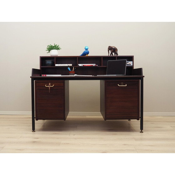 Image 1 of Vintage eikenhouten bureau, Denemarken 1970