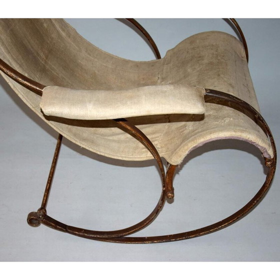 Image 1 of Vintage schommelstoel van Peter Cooper voor R.W. Winfield Co, Engeland