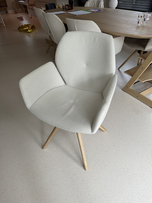 4x Table du Sud Eetkamerstoelen