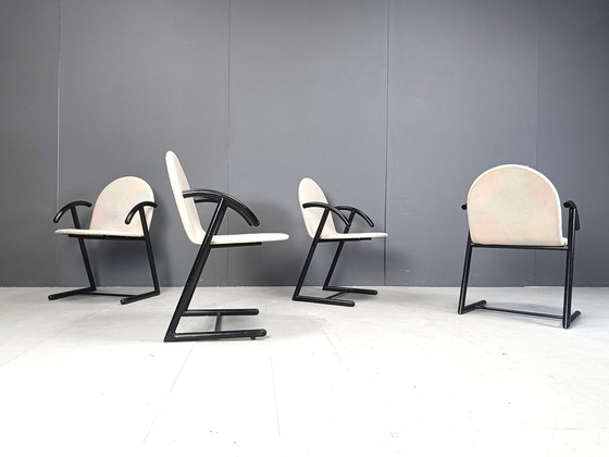 Image 1 of Postmoderne eetkamerstoelen, 1980S