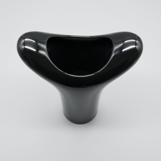 Image 1 of Rosenthal Studio Linie Glossy Porcelaine Noire Spirit Vaas Trio By Platt & Young