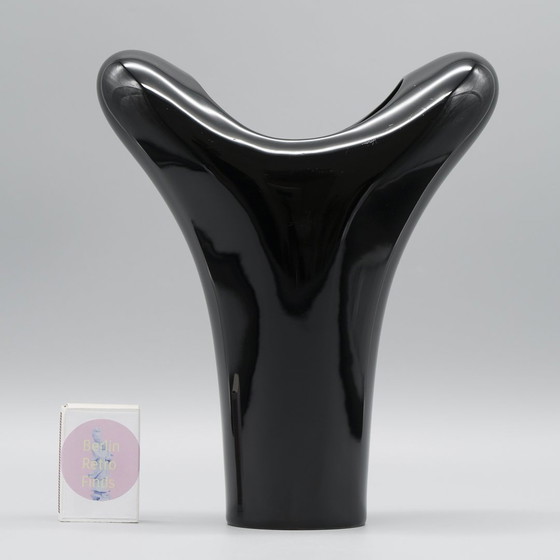 Image 1 of Rosenthal Studio Linie Glossy Porcelaine Noire Spirit Vaas Trio By Platt & Young