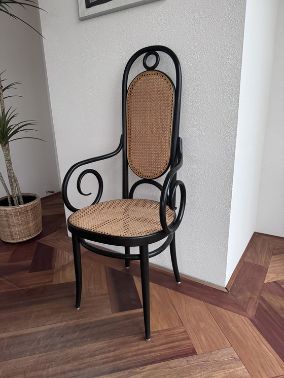 Image 1 of 2x Thonet Stoelen 207Rf Lange Jan Met Leuning