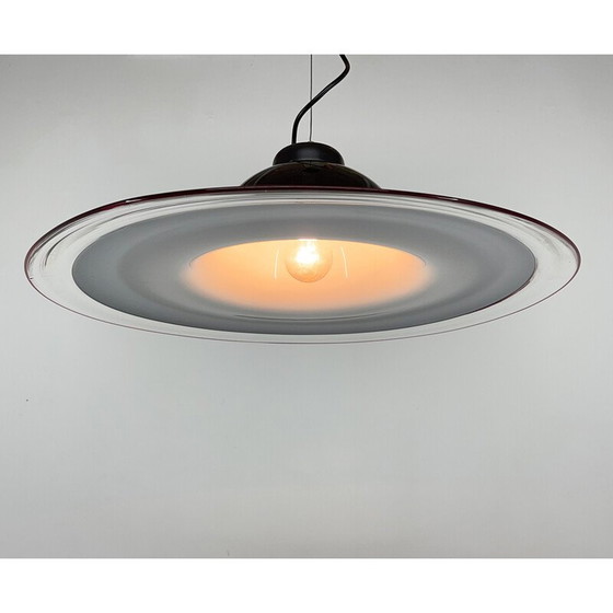 Image 1 of Italiaanse vintage Murano glazen hanglamp, 1970