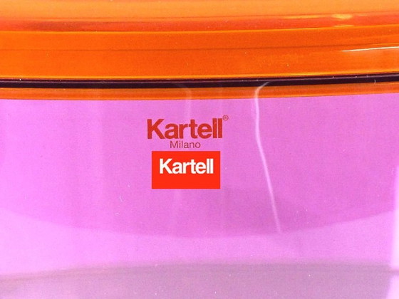 Image 1 of Kartell Shibuya Vaas Fruitschaal Oranje-Violet-Smoke │ Nieuw