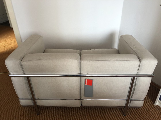 Image 1 of Le Corbusier Cassina Lc 2 Bank 2 zits