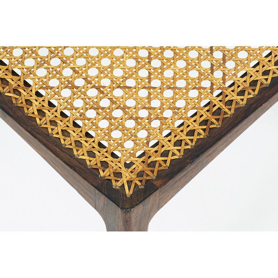 Image 1 of Deense vintage palissander kruk van Bernt Petersen voor Wørts Meubeltimmerwerk