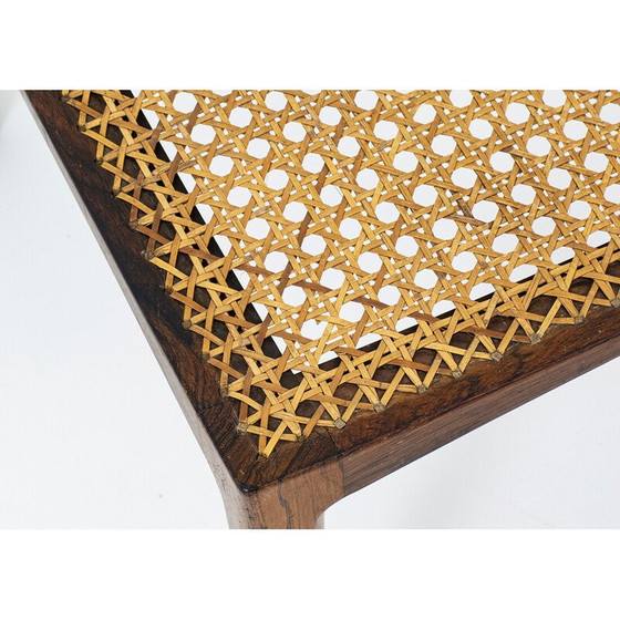 Image 1 of Deense vintage palissander kruk van Bernt Petersen voor Wørts Meubeltimmerwerk