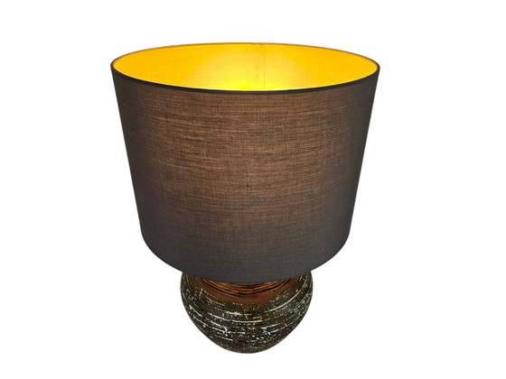 Image 1 of Herda Holland - Tafellamp - Terra Cotta - Aardewerk - 70S