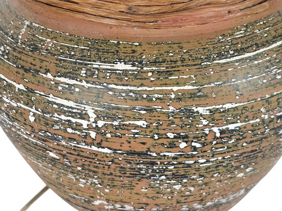 Image 1 of Herda Holland - Tafellamp - Terra Cotta - Aardewerk - 70S