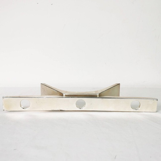 Image 1 of Vintage metalen kandelaar van Kurt Radke voor Wmf, Duitsland 1960